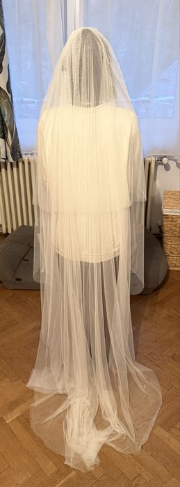 Rochie Mireasa Divine Atelier 2025 + Voal Divine Atelier Nefolosit