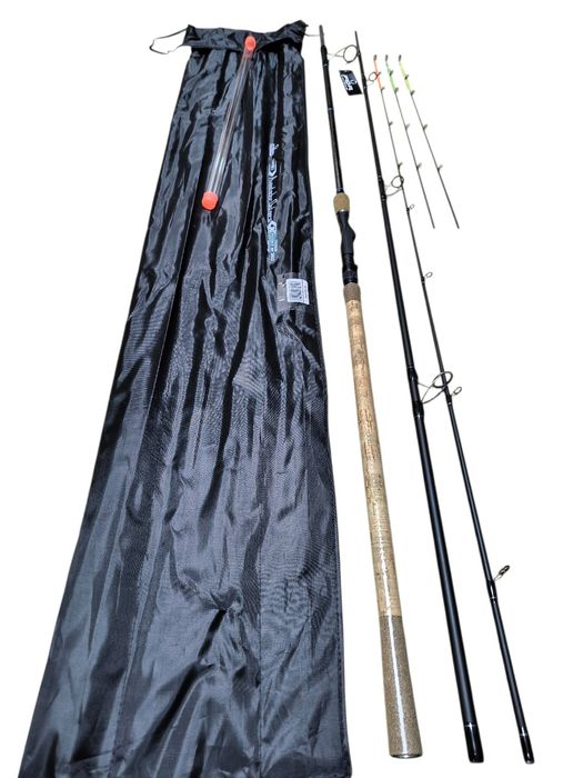 2 Lansete PRO FL Aventador Distance FEEDER 3.60m 180g + 2 Mulinete 650