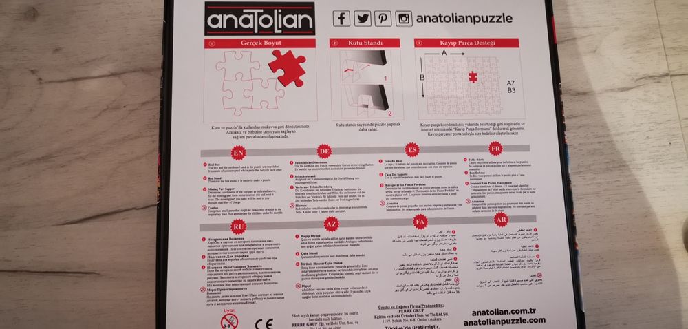 Пъзел с пейзаж Anatolian 500 части