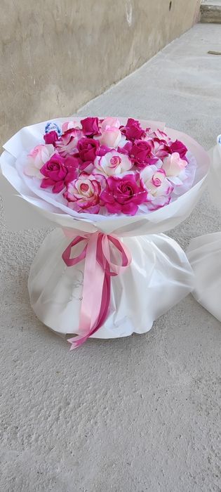 Мыльные  цветы современной флористики