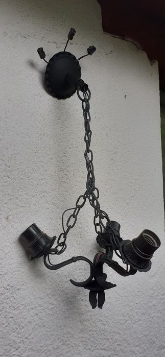 Абажур метален с три фасунги