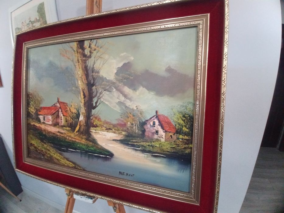 Авторски маслен пейзаж от Германия