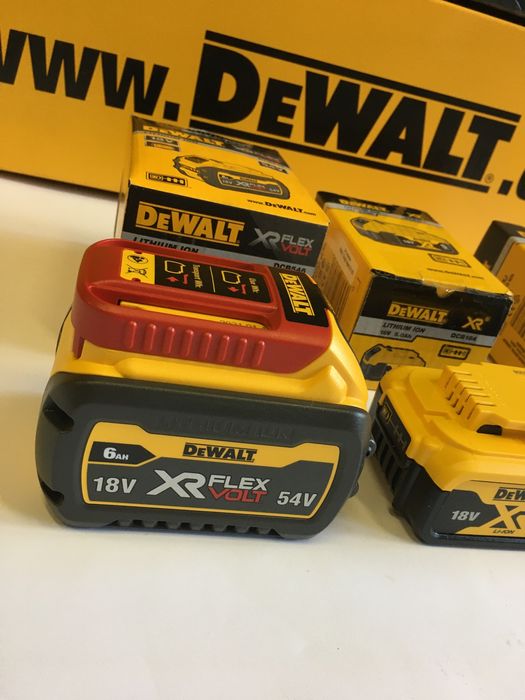 Батерии DeWALT 12V / 18V / 54V - XR / FlexVolt / PowerStack  - 2025г !