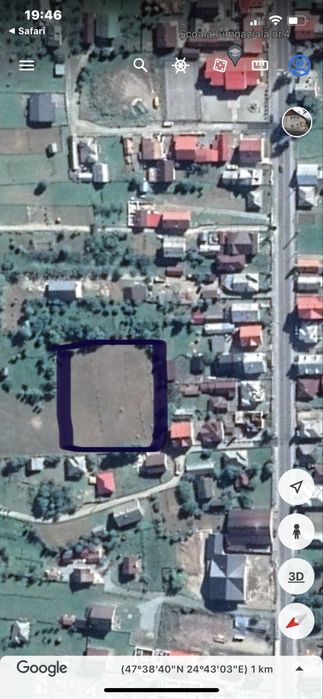 Teren intravilan Borșa MM (Poiana)