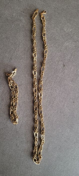 Продам золотую цепочку и браслет 585 проба