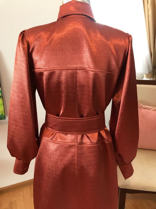 Rochie /trench/ cognac