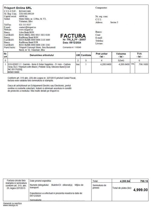 Garmin Fenix 8 Sapphire Solar 51 mm