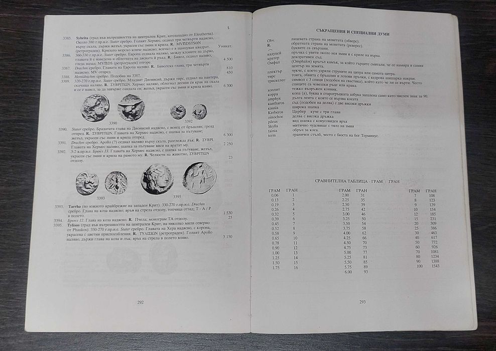 Каталаг за монети-Гръцки монети и техните стойности Сиър 2000 година