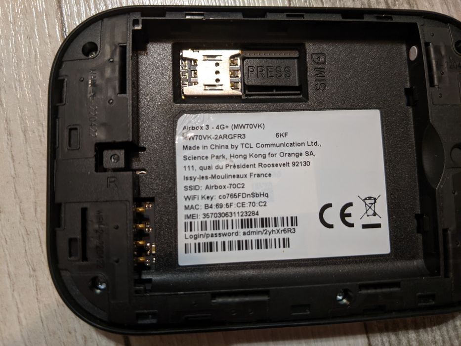 Router Wifi 4G+ LTE ALCATEL LINKZONE Cat7 Mobile Wi-Fi MiFi Portabil