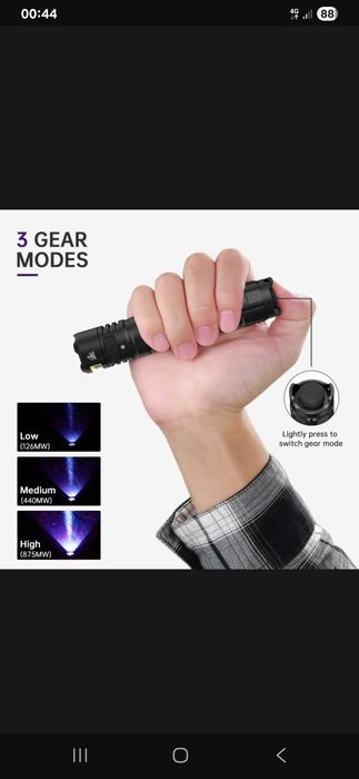 Sofirn Sf 16 ультрафиолетовый фонарь