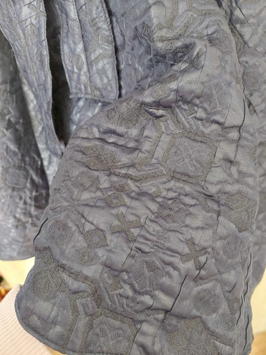 Рокля с коланче в синьо