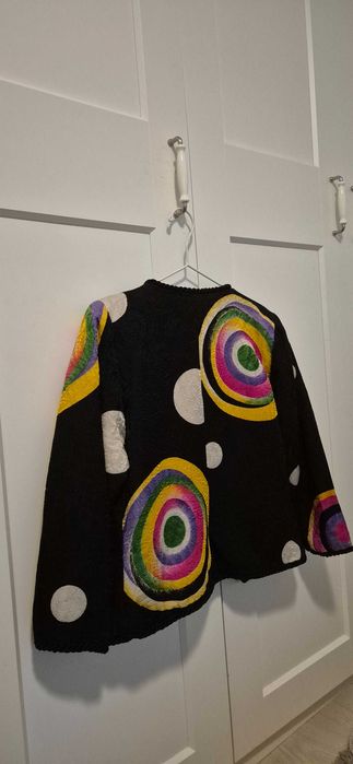 Sacou Renzo din mătase si lână