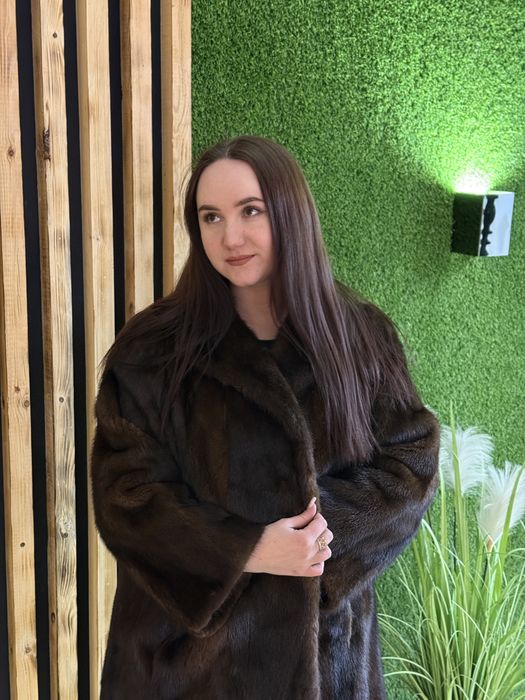 Норковый полушубок