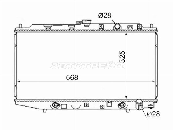 Радиатор Honda Civic