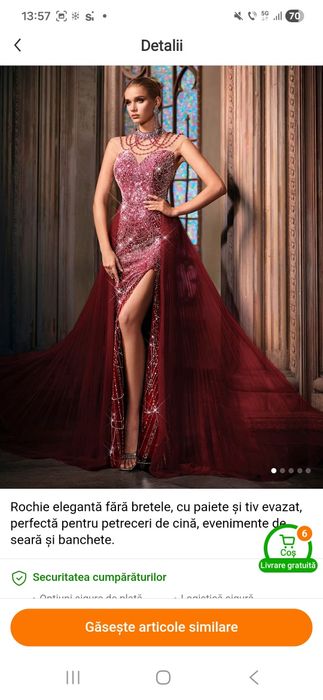 Rochie de nașă /ocazie