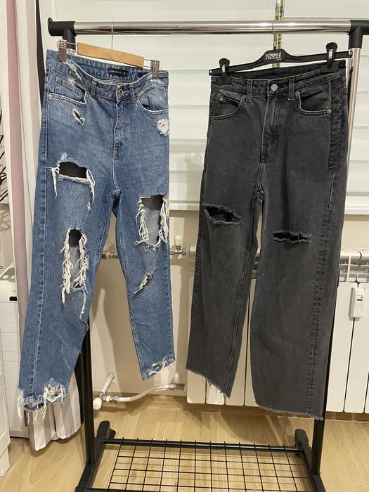 дамски дънки 34 размер  Манго, h&M