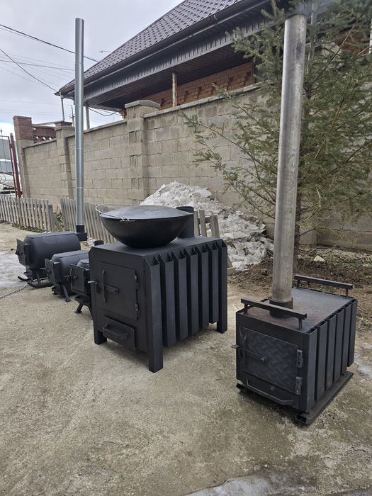 Печь-буржуйка...