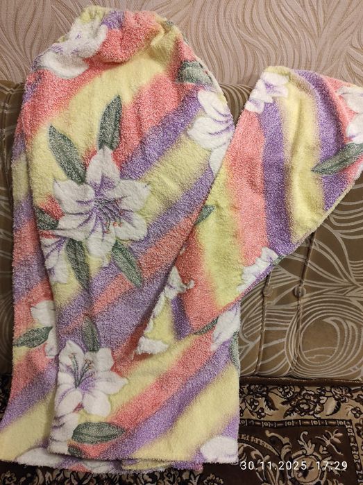 Шапка вязанная норка бу