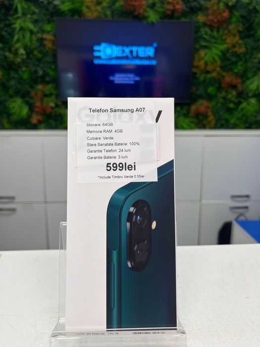 Telefon Samsung a07-64/8GB Ram-24 LUNI GARANTIE+BuyBack Disponibil!!