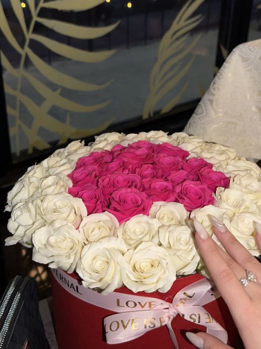 Букет из мыльных роз — 51 роза