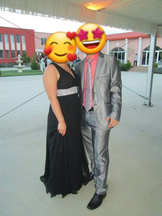 Костюм Palmiro Rossi + риза и вратовръзка, подходящ за абитуриент.