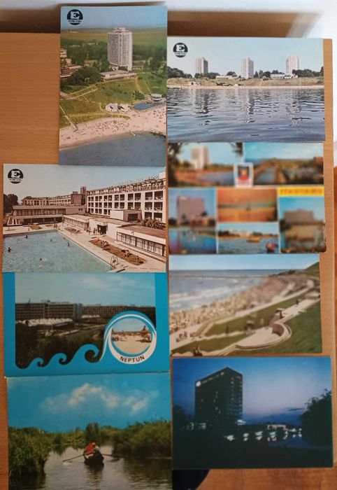 Set 100 cărți poștale alb-negru, necirculate, RPR