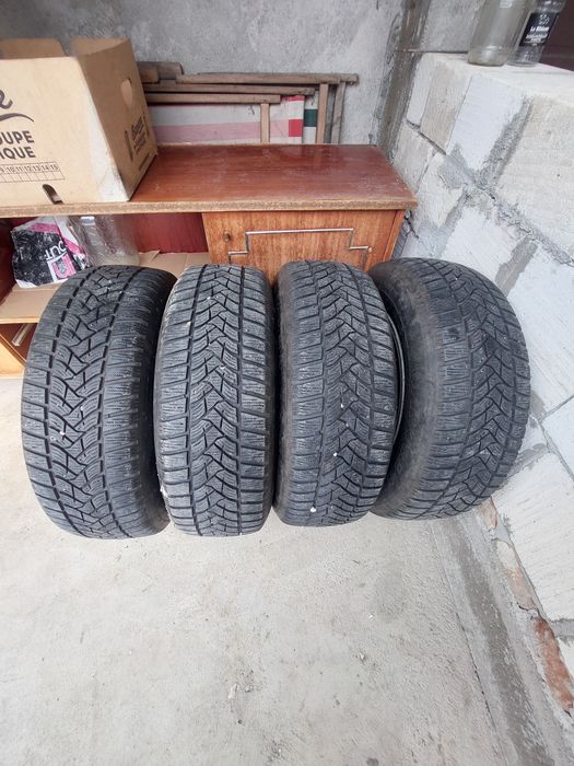 Jante aliaj 5×112  echipate cu cauciucuri iarnă