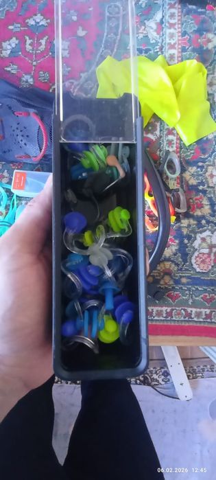 Очки 5 шт ласты шапка трупка и тд