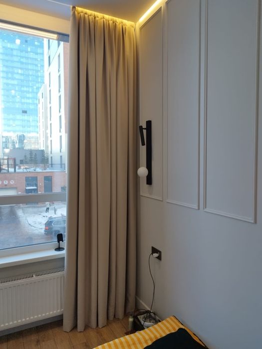 Комплект штор бжевый