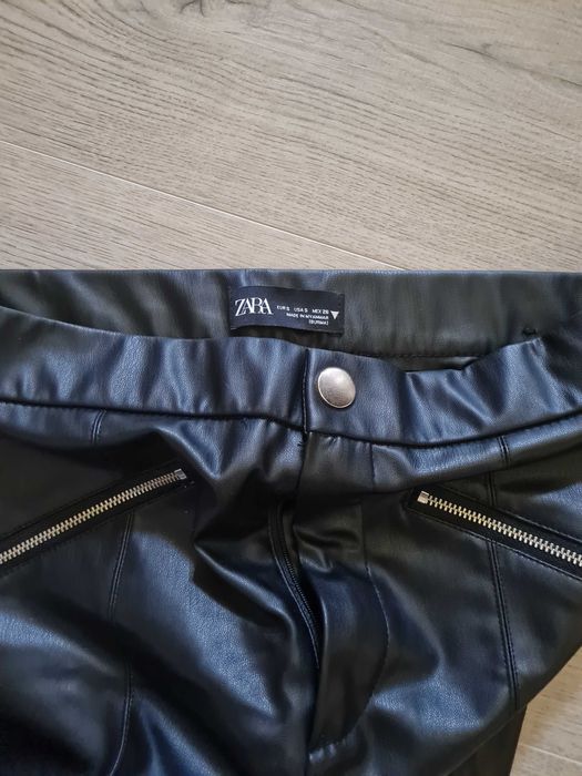 Нов кожен панталон Zara