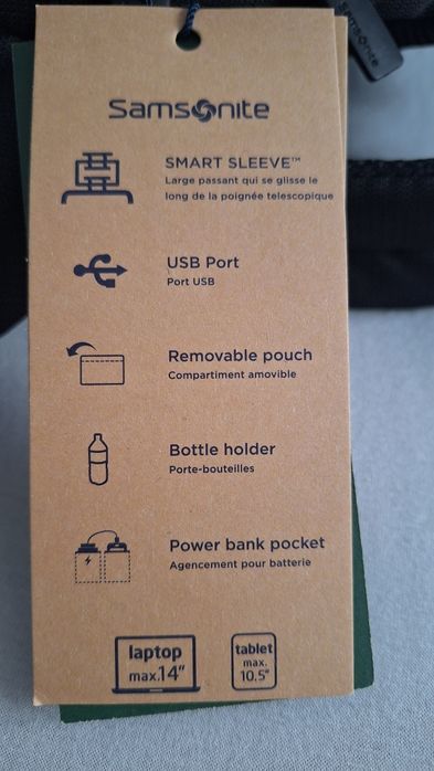 Vand ghiozdan laptop nou 14.1' Samsonite