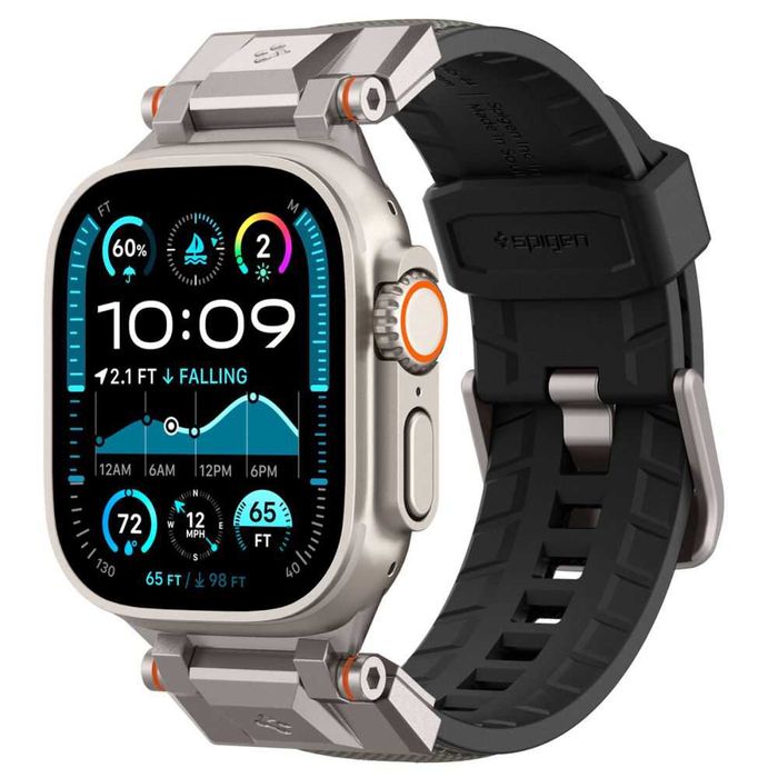 Каишка Spigen DuraPro Armor (AMP09104) grey за Apple Watch Apple Watch Ultra 2 49mm,Apple Watch Ultra 3 49mm,Apple Watch Ultra