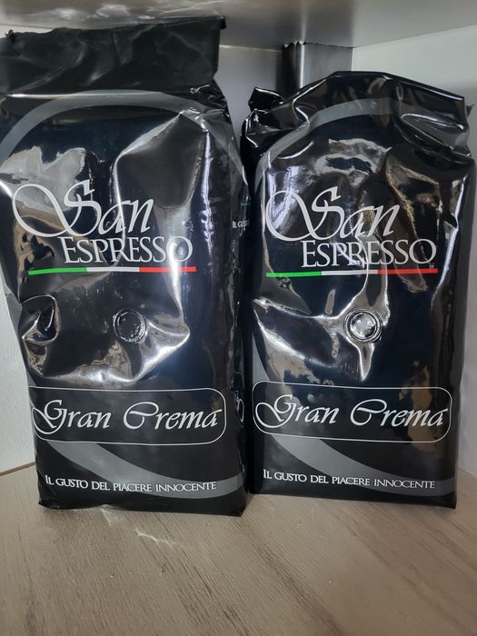 Cafea boabe San expreso din Italia la super pret de 55 lei