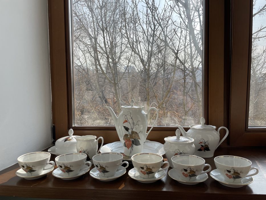 Фарфоровый чайный сервиз