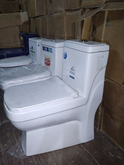 Унитаз туалет литой