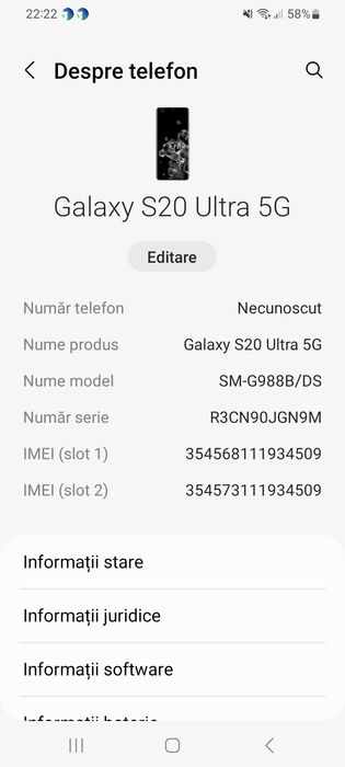 Samsung S20 Ultra 5G