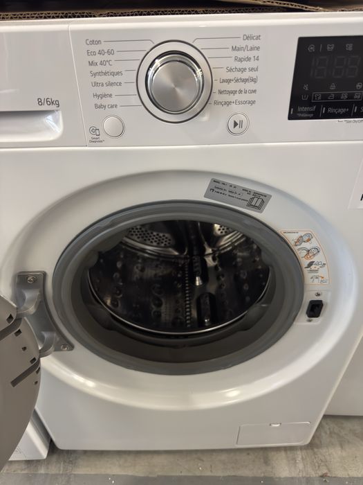 Mașină de spălat rufe cu uscător LG F864V37WR