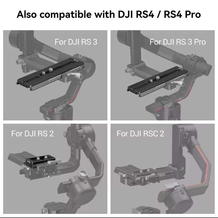 SmallRig Arca Swiss Quick Release Plate 3154 pentru DJI RS2 RS3 RS4 Pr