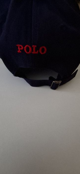 комплект Polo Ralph Lauren: Нова POLO тениска и шапка в тъмносиньо
