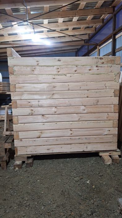 Сруб бани из профилированого бруса