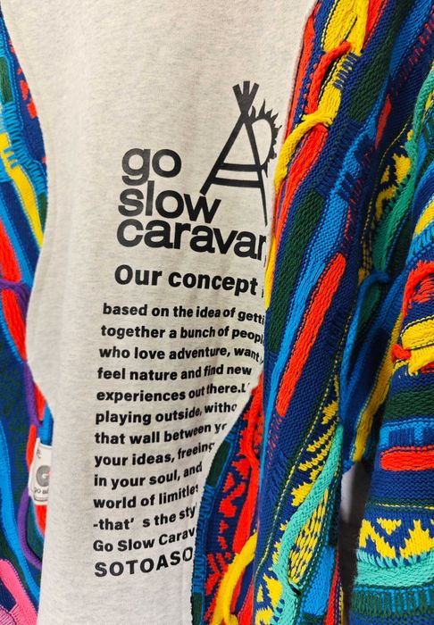 Go Slow Caravan Japan Brand Мъжка Oversized фланелка размер М