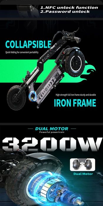 Trotineta electrica. premium T30 OOTD 46nm