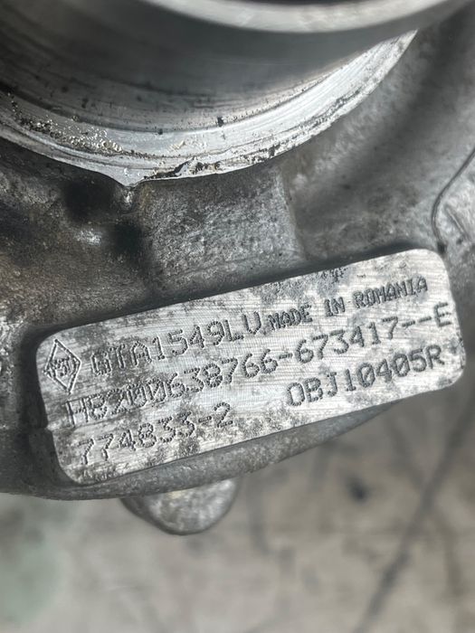 Turbina Nissan Qashqai / Qashqai +2 I J10, Jj10 2006 - 2014 2.0 Dci 4X