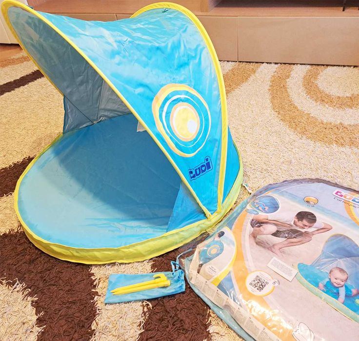 Cort de plajă anti-UV Ludi Baby – folosit doar o săptămână