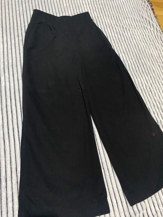 Pantaloni negri pallazzo Massimo Dutti 38