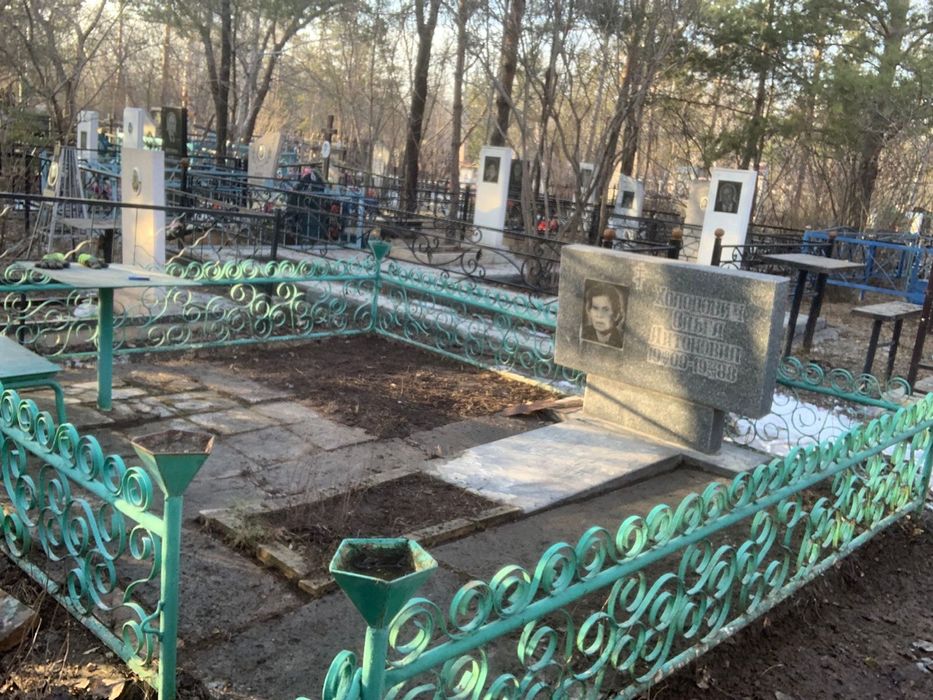 Уборка территории могил!!!