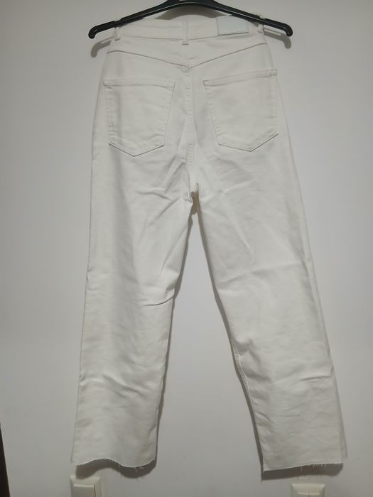 Blugi adolescenti albi marca XSide masura 36 noi fara eticheta