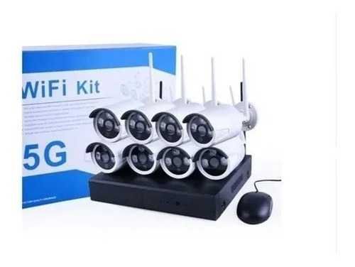 ПРОМО комплект 8mp 4 IP камери -4 канална WiFi NVR+Wireless камери 5G