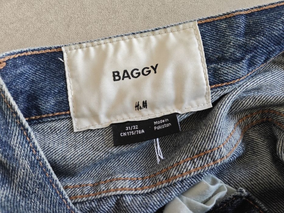 бэгги джинсы H&M