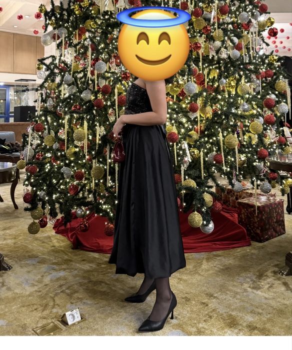 Атласная юбка баллон